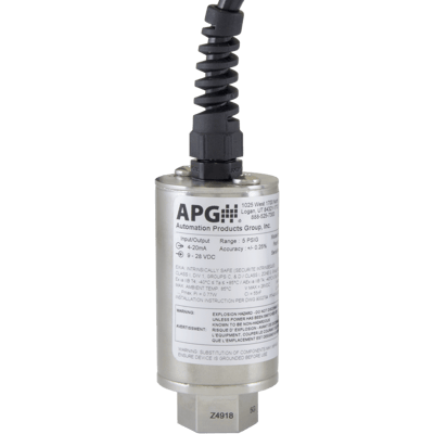 Automation Products Heavy Duty Pressure Transducer, PT-400